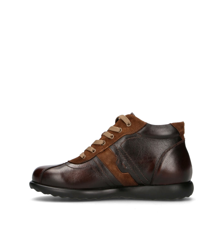 VALLEVERDE Sneaker uomo marrone in pelle