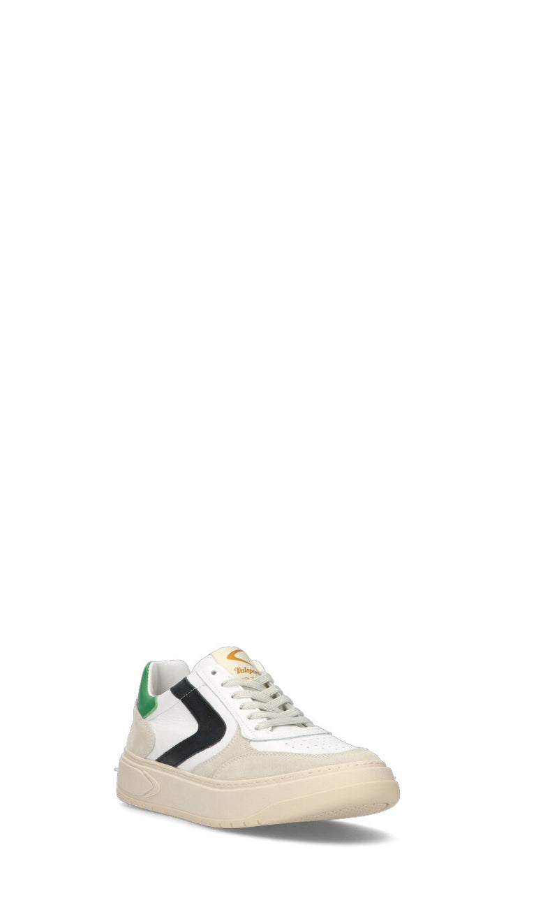 VALSPORT HYPE Sneaker uomo bianca/verde in pelle