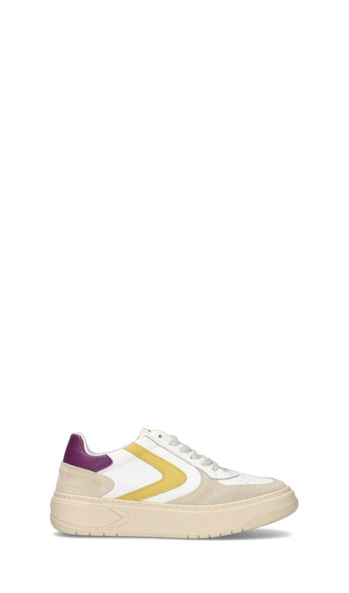 VALSPORT HYPE Sneaker donna bianca/gialla in pelle