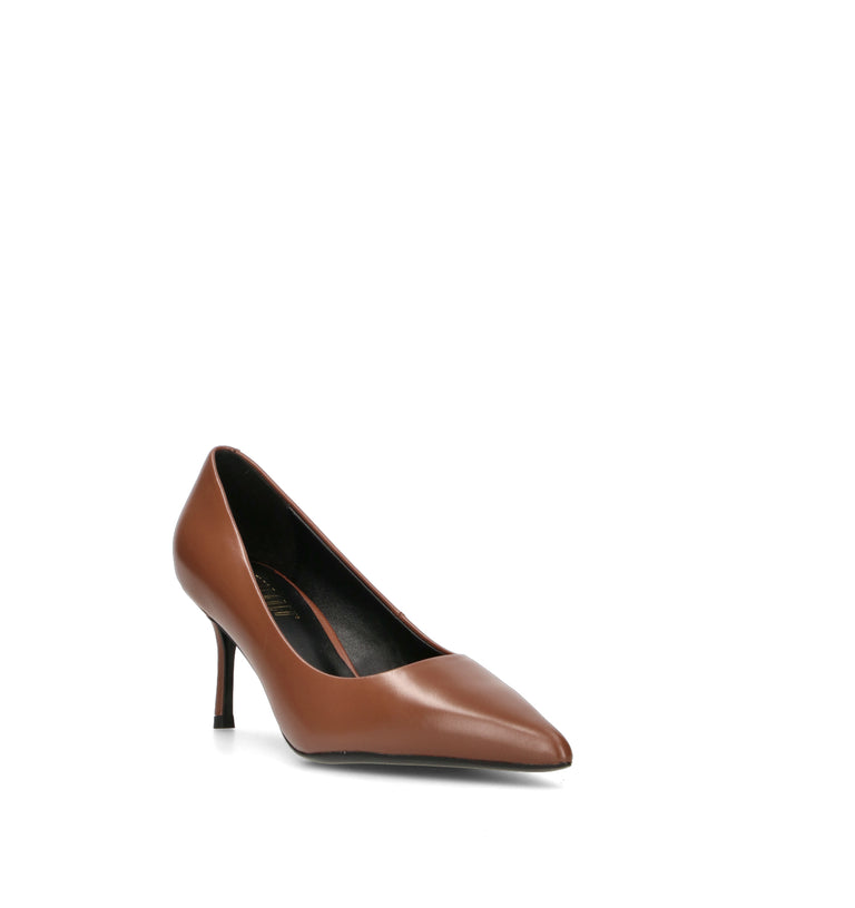 VIOLABLU' Décolleté donna cuoio in pelle