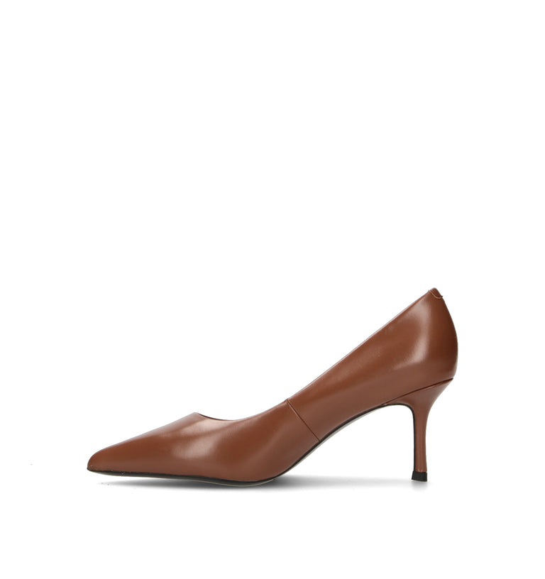 VIOLABLU' Décolleté donna cuoio in pelle