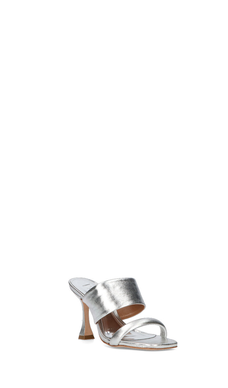 VICENZA Ciabatta donna argento in pelle