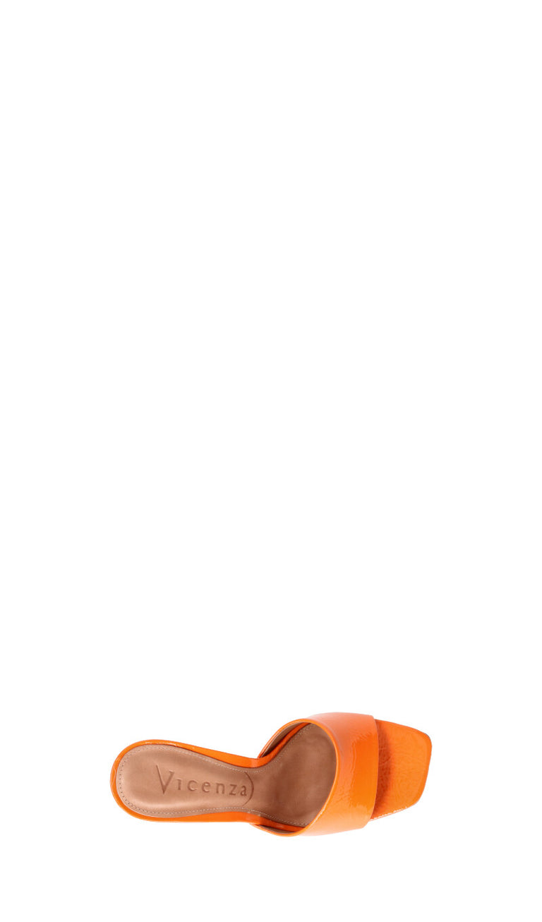 VICENZA Ciabatta donna arancio in pelle
