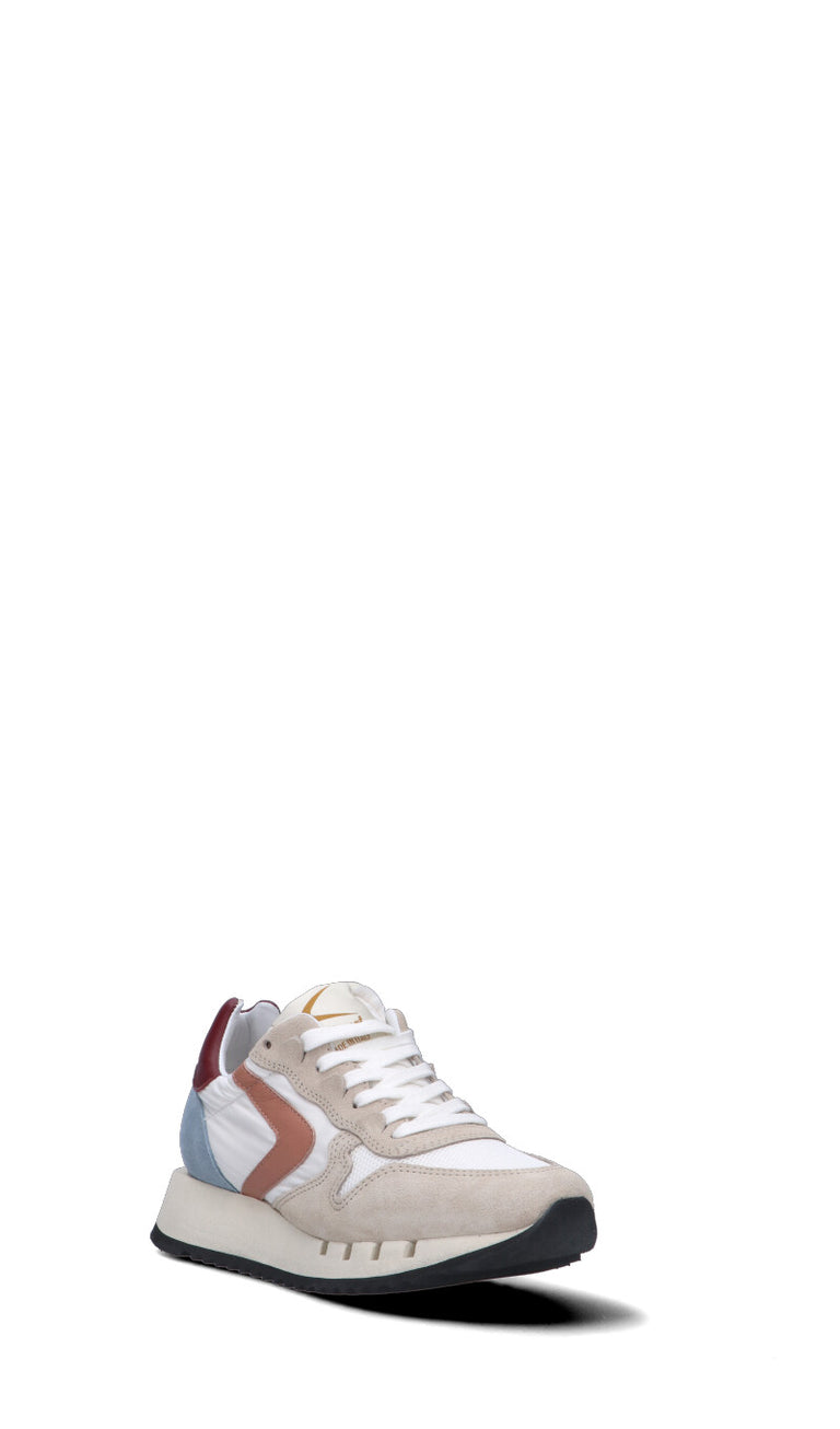 VALSPORT Sneaker donna bianca/beige/azzurra/marrone/bordeaux in suede