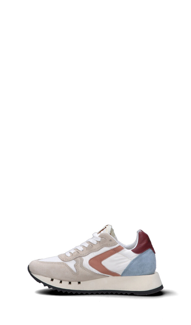 VALSPORT Sneaker donna bianca/beige/azzurra/marrone/bordeaux in suede