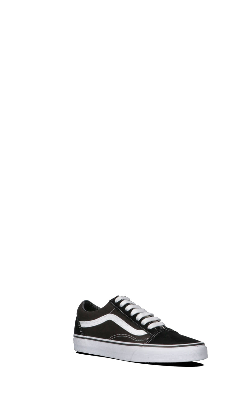 VANS OLD SKOOL Sneaker donna nera/bianca in tessuto e suede