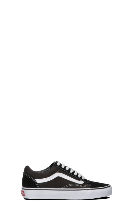 VANS OLD SKOOL Sneaker donna nera/bianca in tessuto e suede