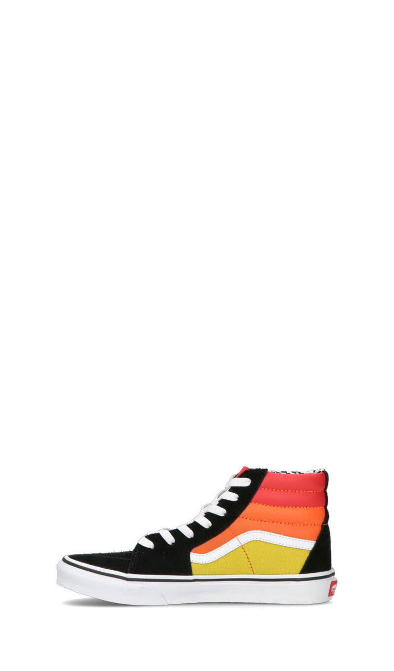 VANS SK8-HI Sneaker donna nera/arancio in suede