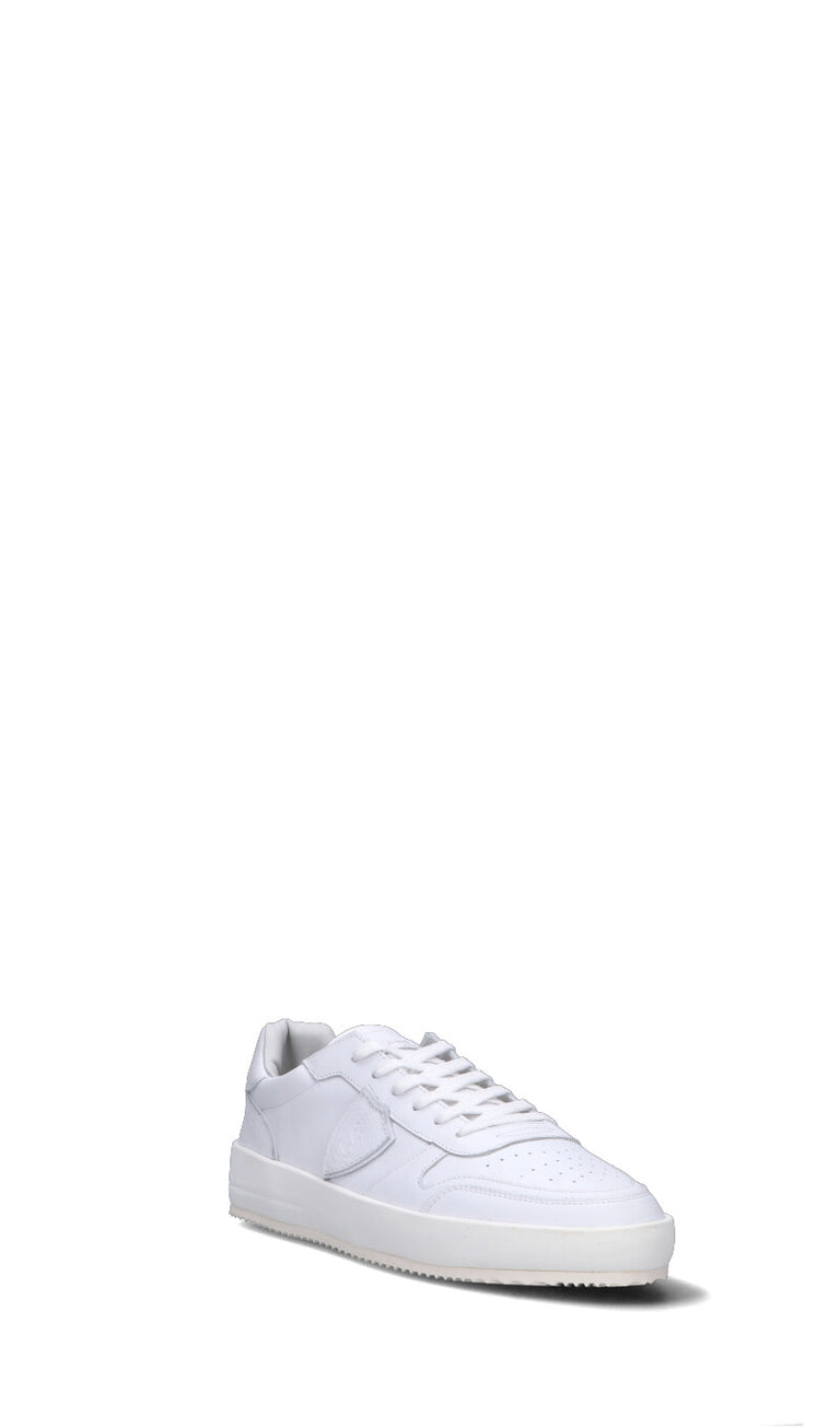 PHILIPPE MODEL Sneaker uomo bianca in pelle