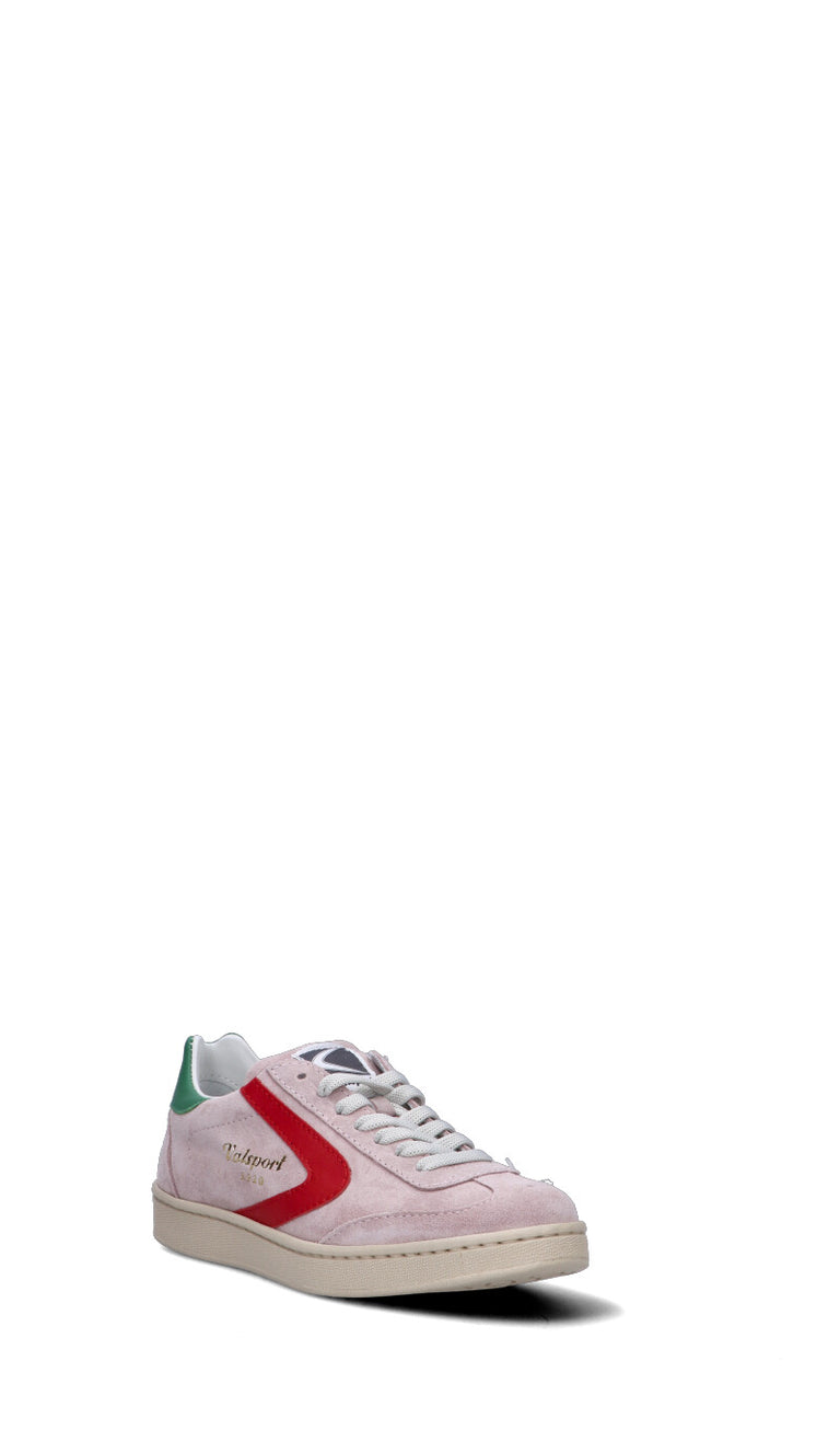 VALSPORT Sneaker donna rosa/rossa/verde in suede