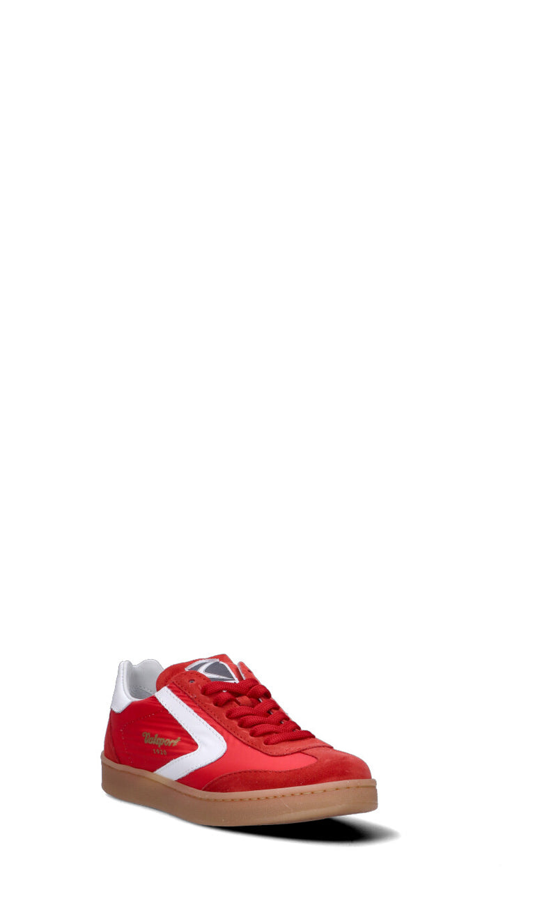 VALSPORT Sneaker donna rossa/bianca in suede