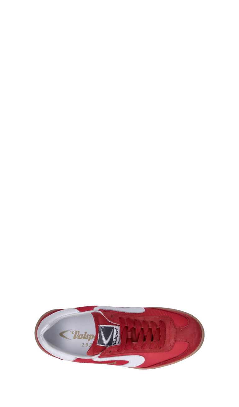 VALSPORT Sneaker donna rossa/bianca in suede