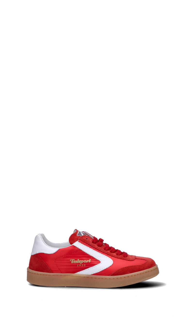 VALSPORT Sneaker donna rossa/bianca in suede