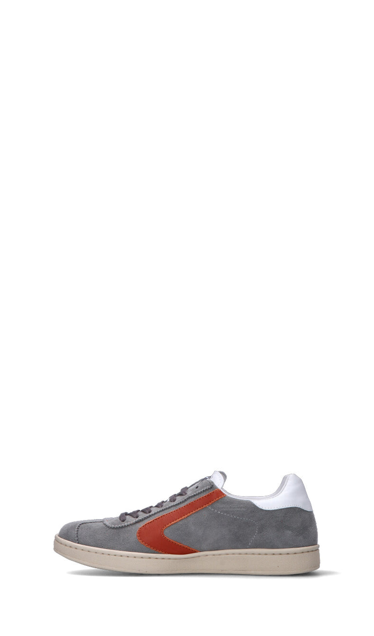 VALSPORT Sneaker uomo grigia/arancio in suede