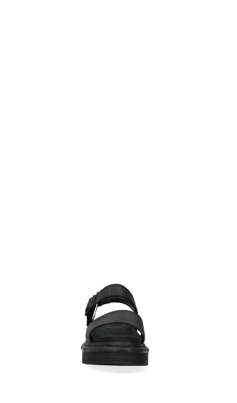 DR. MARTENS VOSS STUD Sandalo donna nero in pelle rivestita