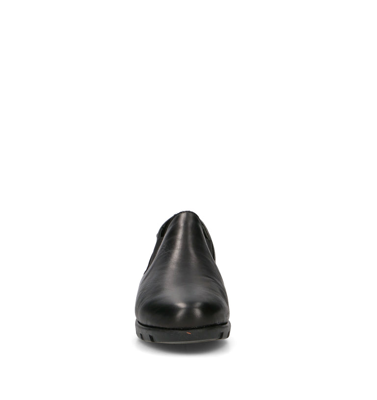 VALLEVERDE Scarpa comfort donna nera in pelle