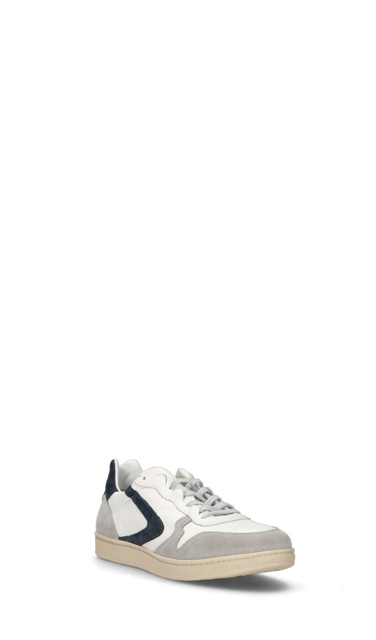 VALSPORT Sneaker uomo bianca/grigia/blu in suede