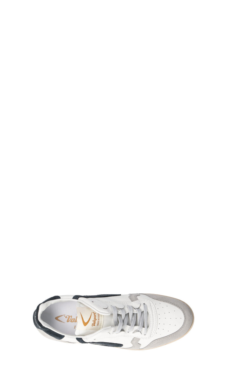 VALSPORT Sneaker uomo bianca/grigia/blu in suede