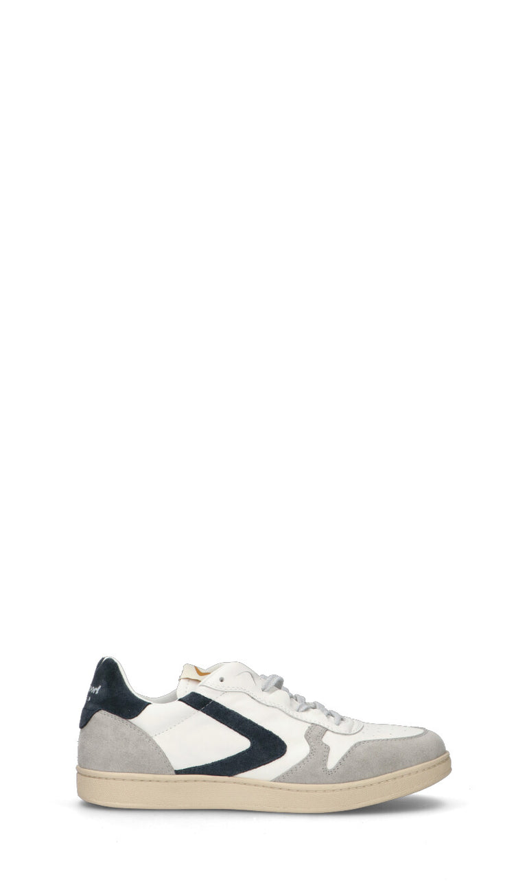 VALSPORT Sneaker uomo bianca/grigia/blu in suede