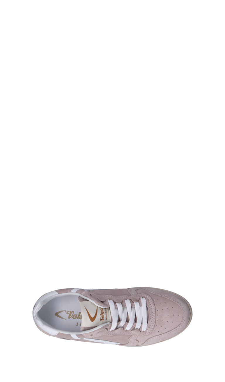 VALSPORT Sneaker donna rosa/bianca in suede