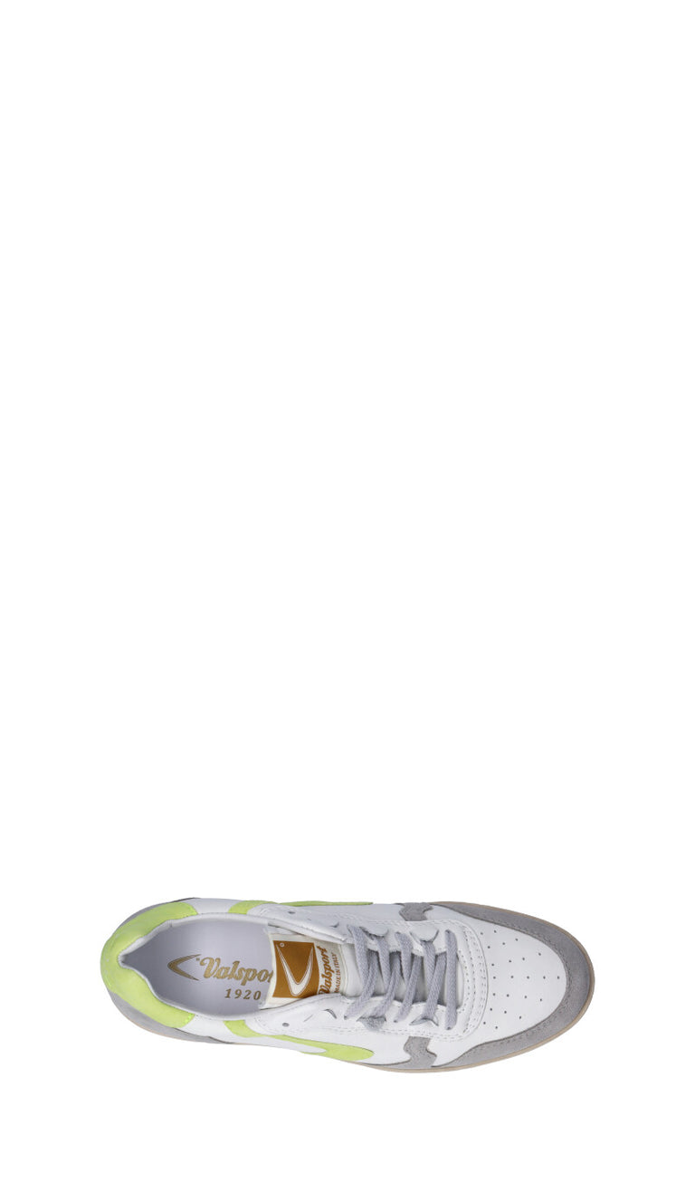 VALSPORT Sneaker uomo bianca/gialla in pelle