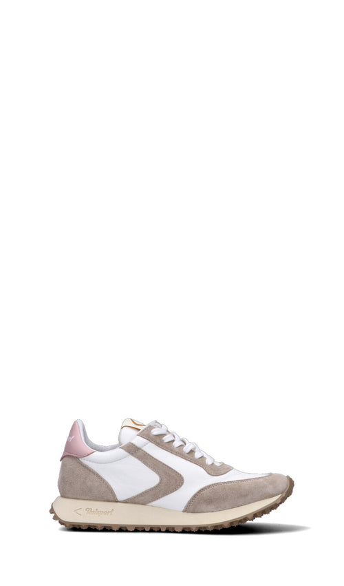 VALSPORT START Sneaker donna bianca/taupe in pelle
