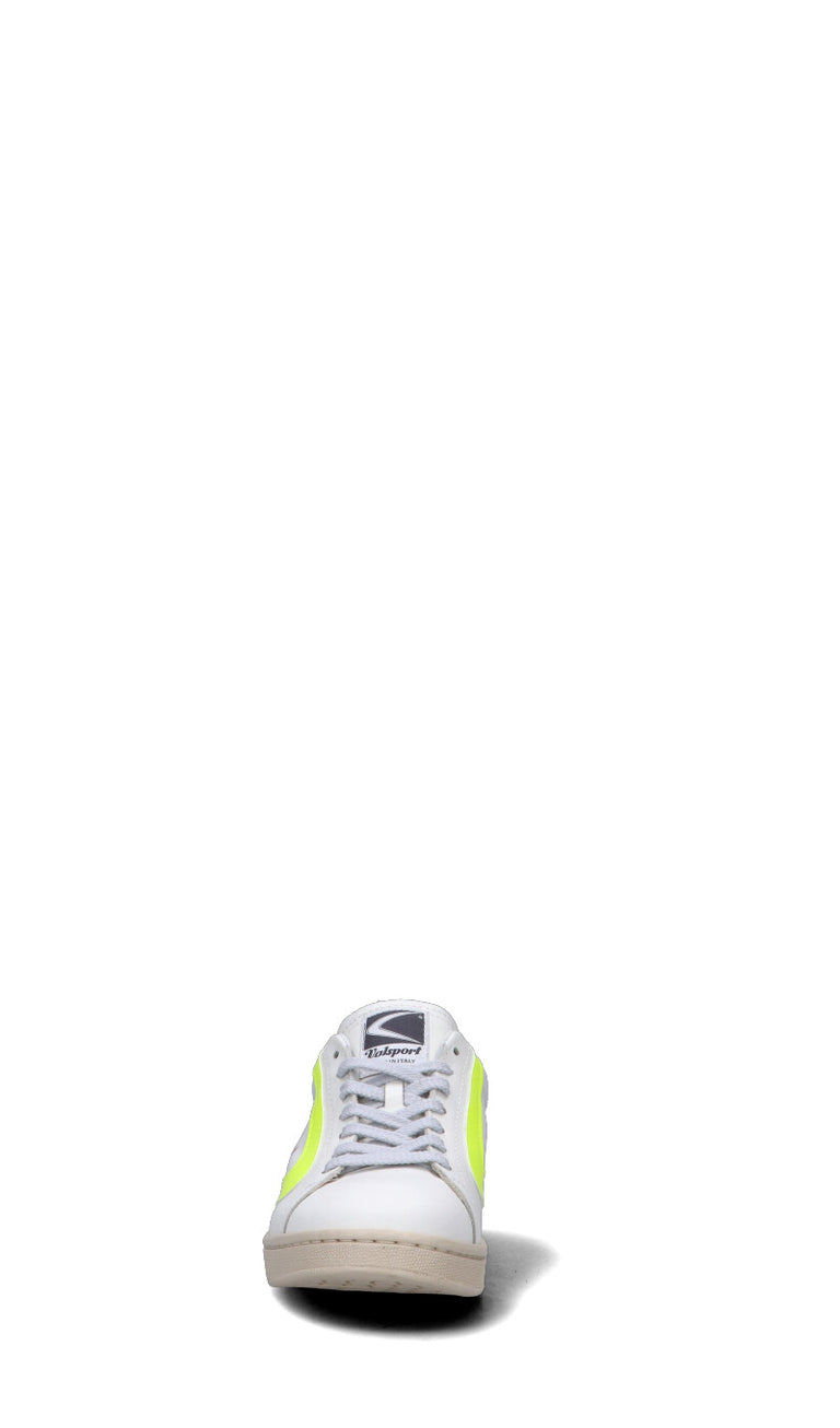 VALSPORT Sneaker donna bianca/gialla/fucsia in pelle
