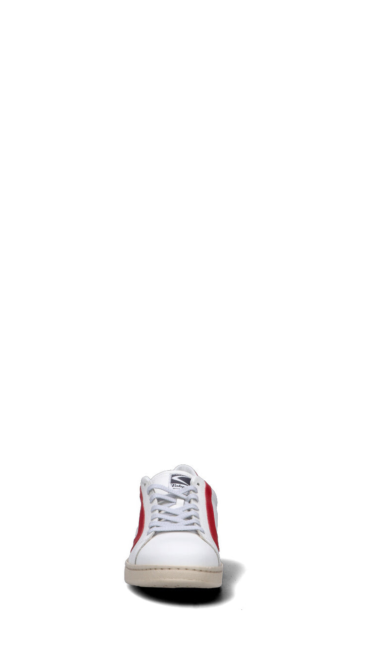 VALSPORT Sneaker uomo bianca/rossa in pelle