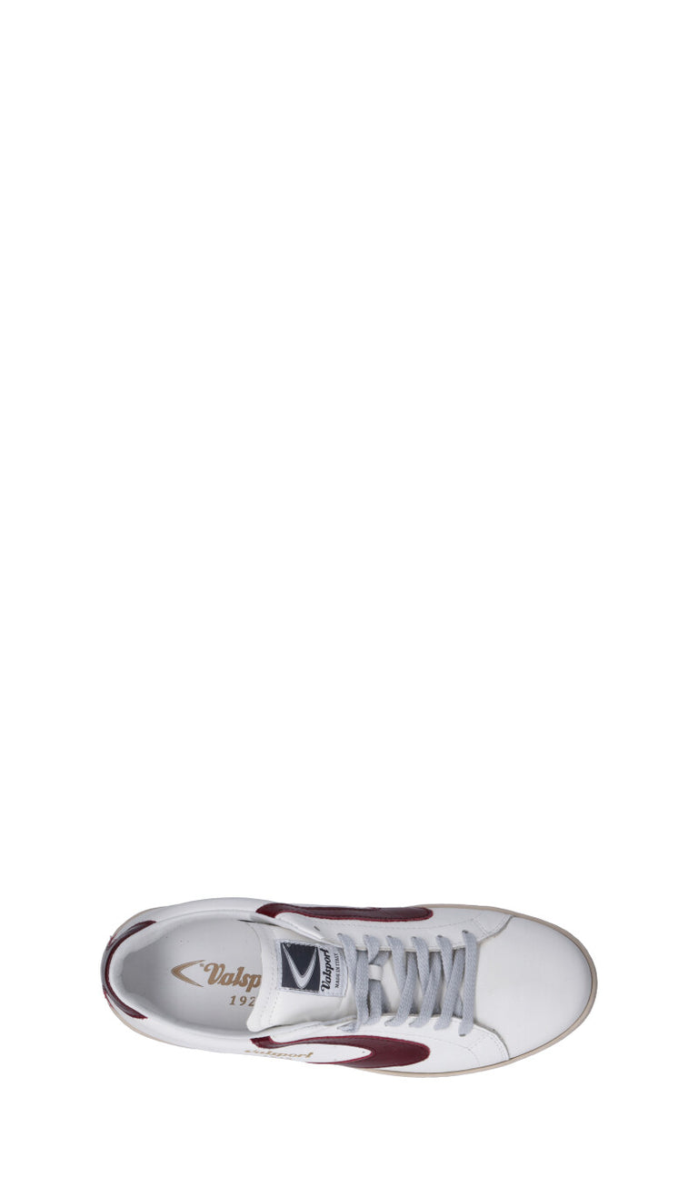 VALSPORT Sneaker uomo bianca/grigia/verde in pelle