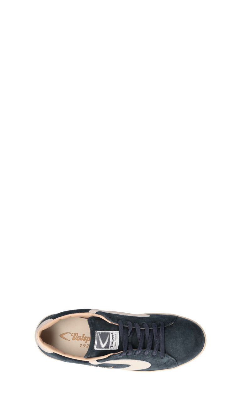 VALSPORT TOURNAMENT Sneaker uomo blu/crema in suede