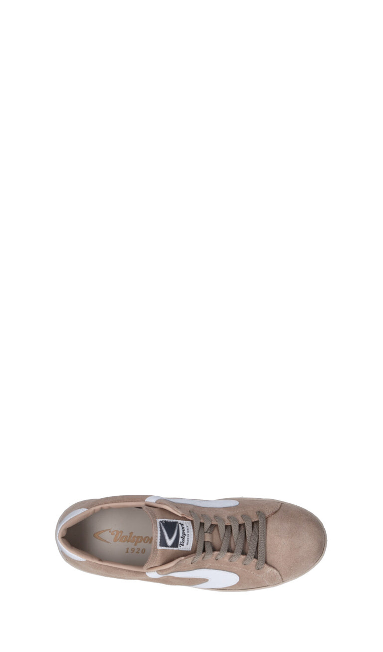 VALSPORT - TOURNAMENT Sneaker uomo cappuccino/bianco in suede