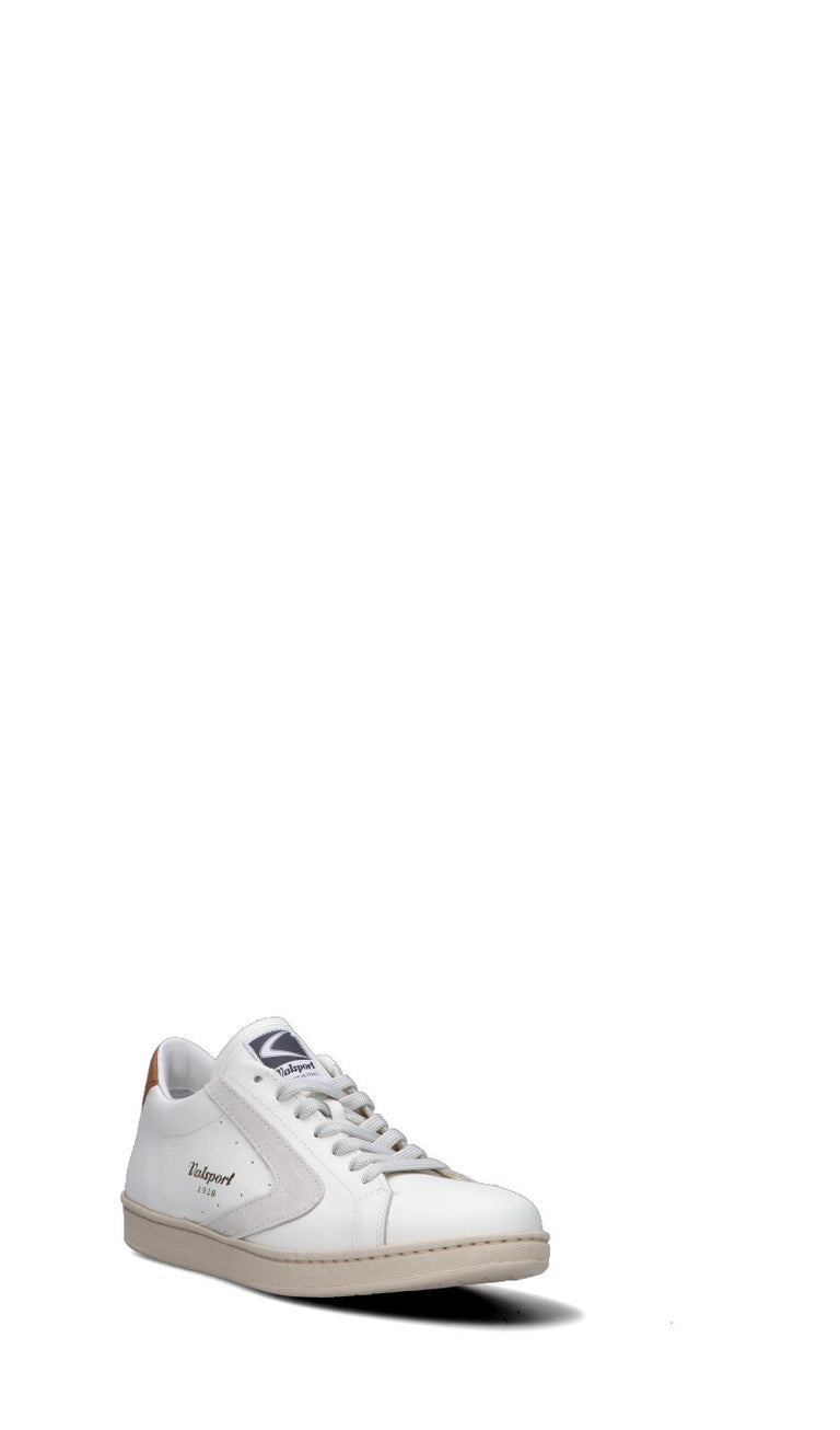 VALSPORT Sneaker uomo bianca/panna/marrone in pelle