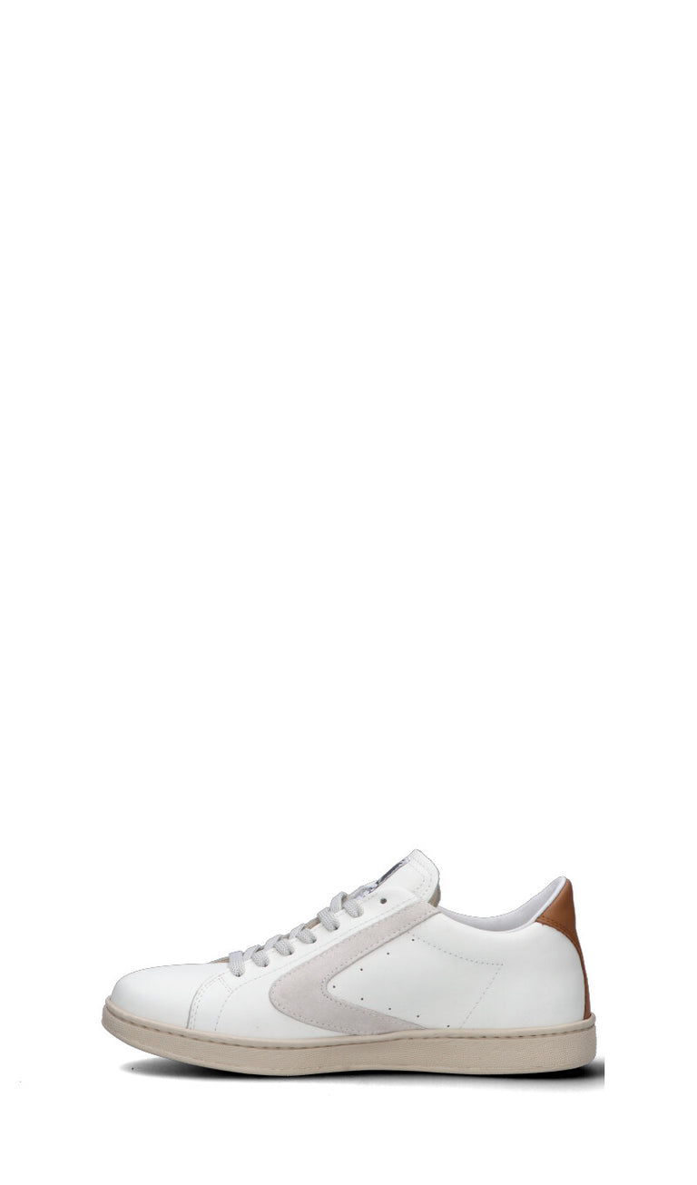 VALSPORT Sneaker uomo bianca/panna/marrone in pelle