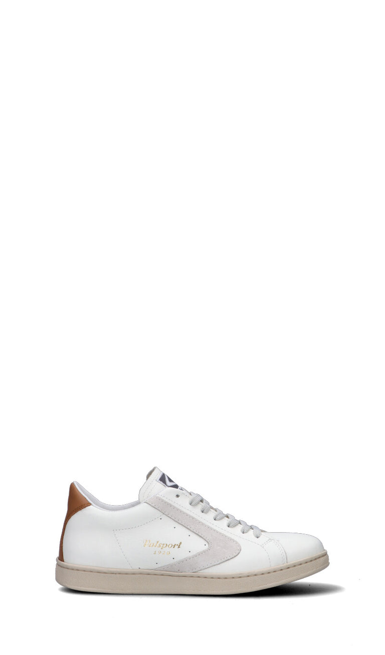 VALSPORT Sneaker uomo bianca/panna/marrone in pelle