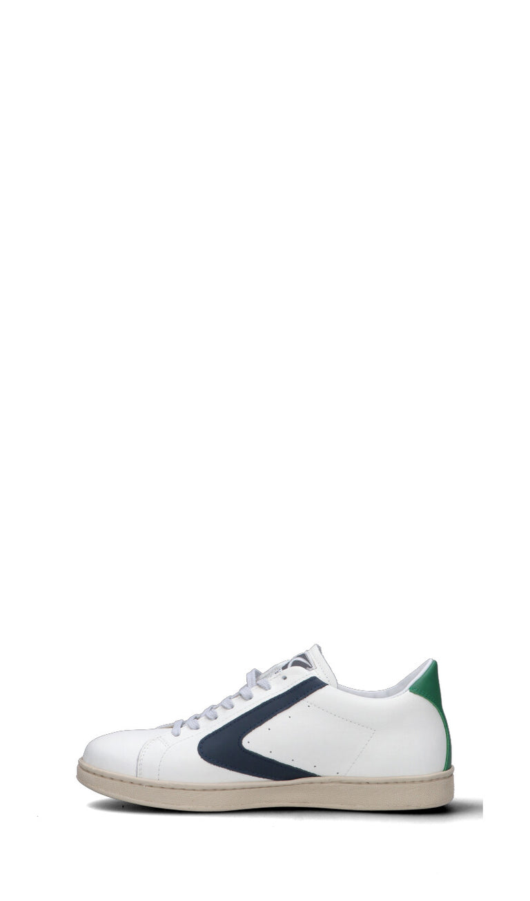 VALSPORT Sneaker uomo bianca/blu/verde in pelle