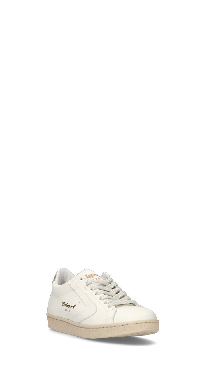 VALSPORT TOURNAMENT Sneaker donna bianca/oro in pelle