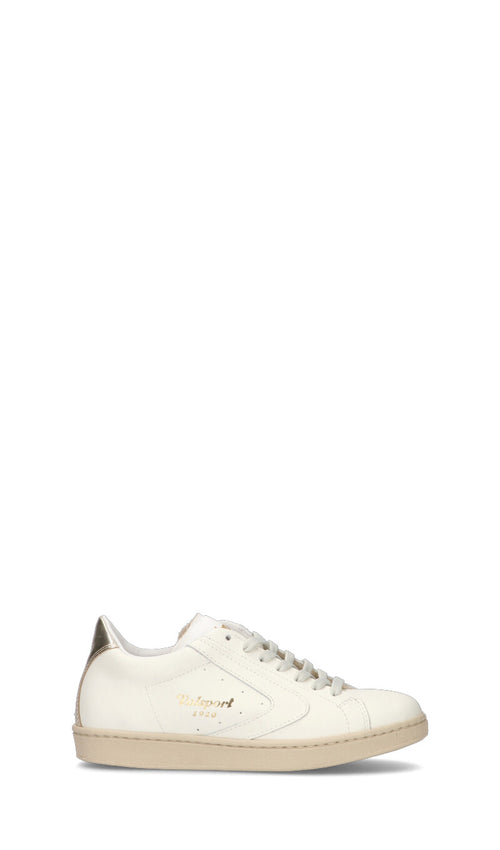 VALSPORT TOURNAMENT Sneaker donna bianca/oro in pelle