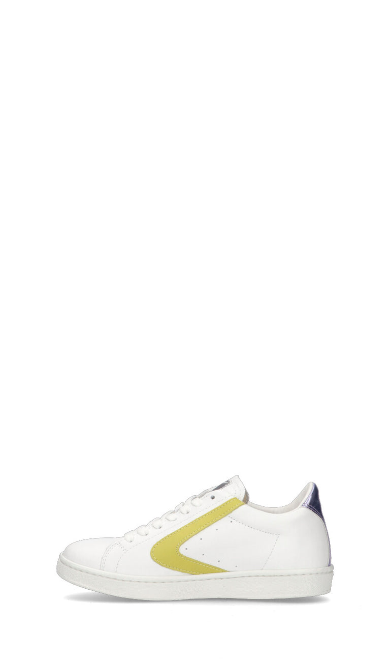 VALSPORT TOURNAMENT Sneaker donna bianca/gialla in pelle