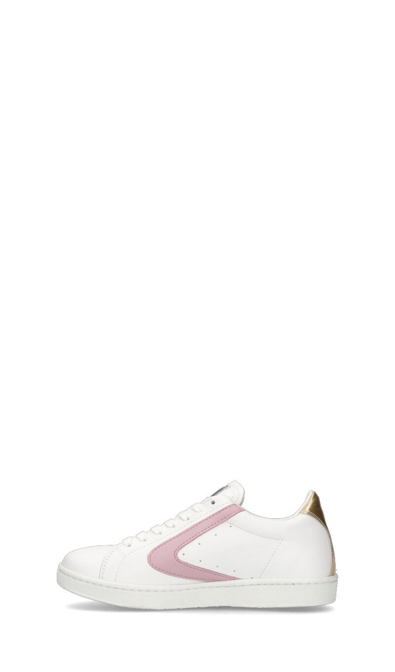 VALSPORT TOURNAMENT Sneaker donna bianca/rosa in pelle