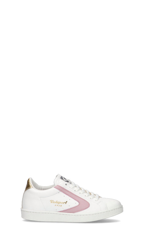 VALSPORT TOURNAMENT Sneaker donna bianca/rosa in pelle