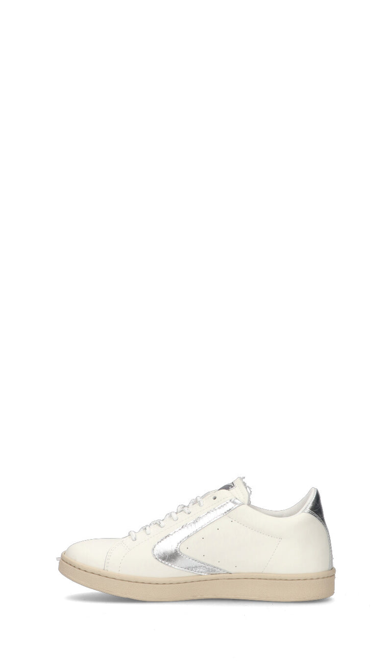 VALSPORT TOURNAMENT Sneaker donna bianca/argento in pelle