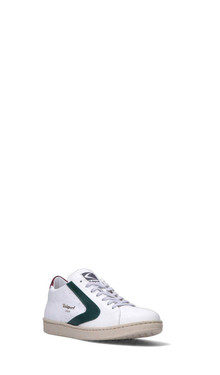 VALSPORT Sneaker uomo bianca/verde in pelle