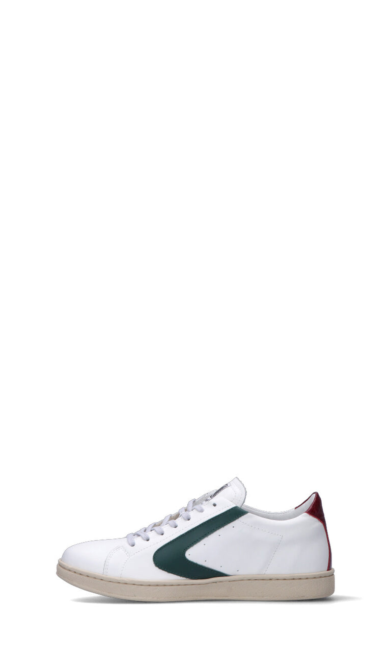 VALSPORT Sneaker uomo bianca/verde in pelle