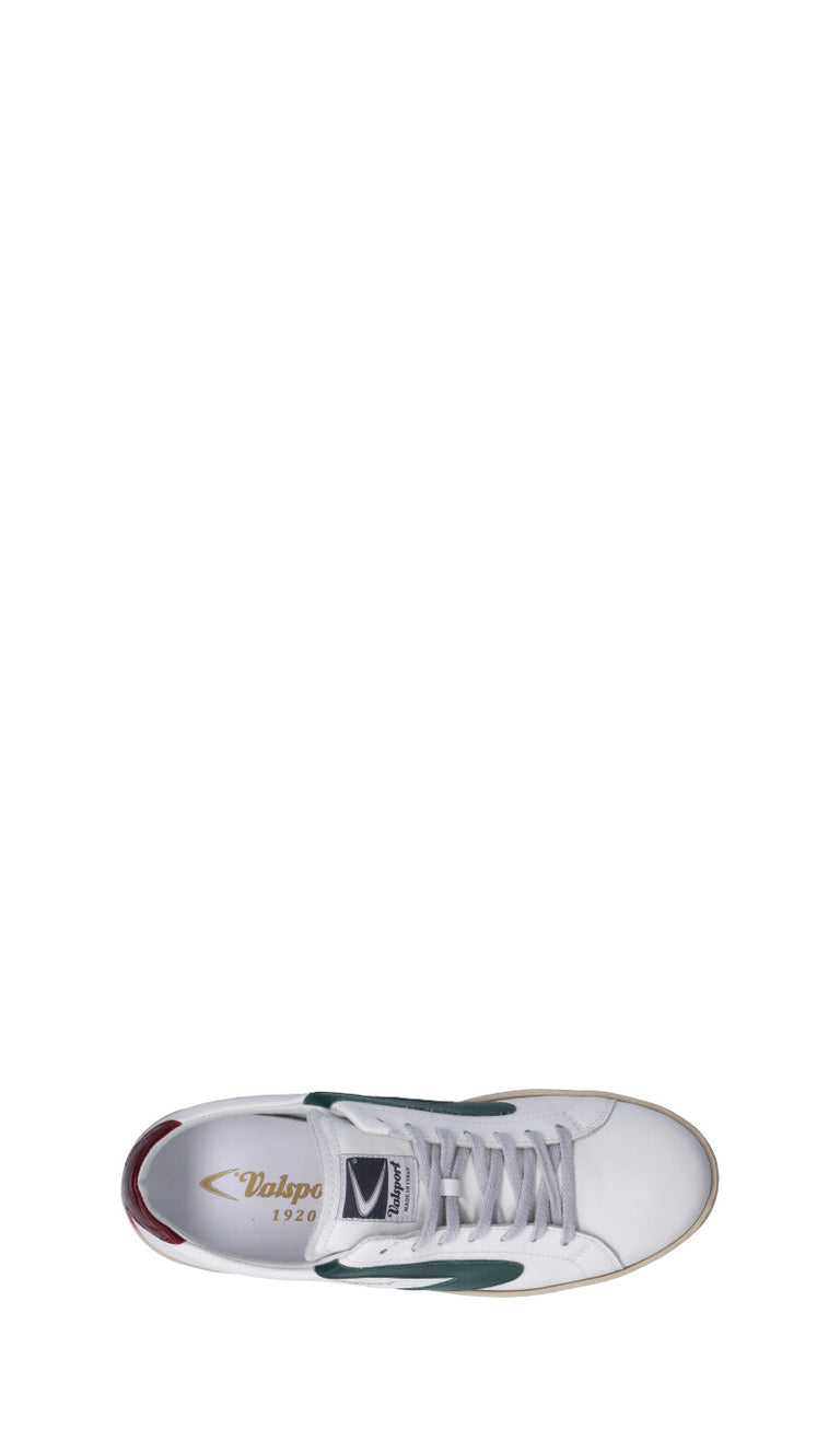 VALSPORT Sneaker uomo bianca/verde in pelle