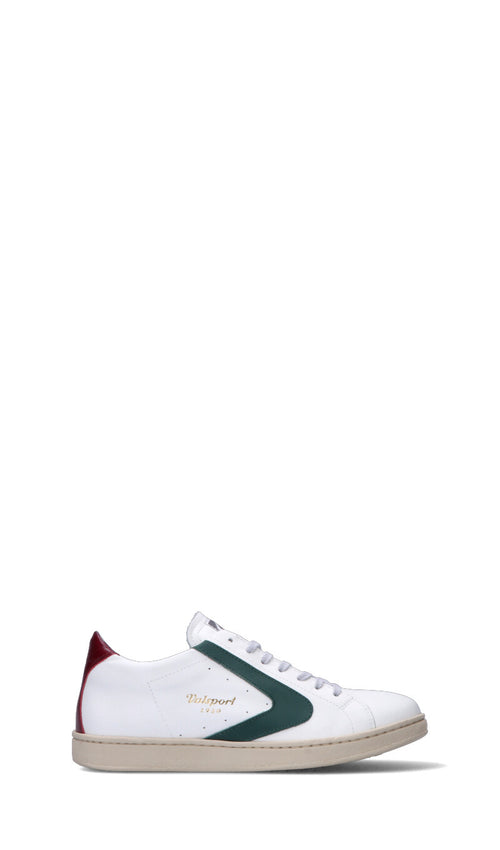 VALSPORT Sneaker uomo bianca/verde in pelle