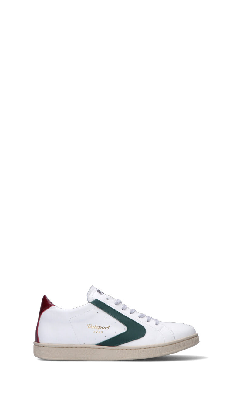 VALSPORT Sneaker uomo bianca/verde in pelle