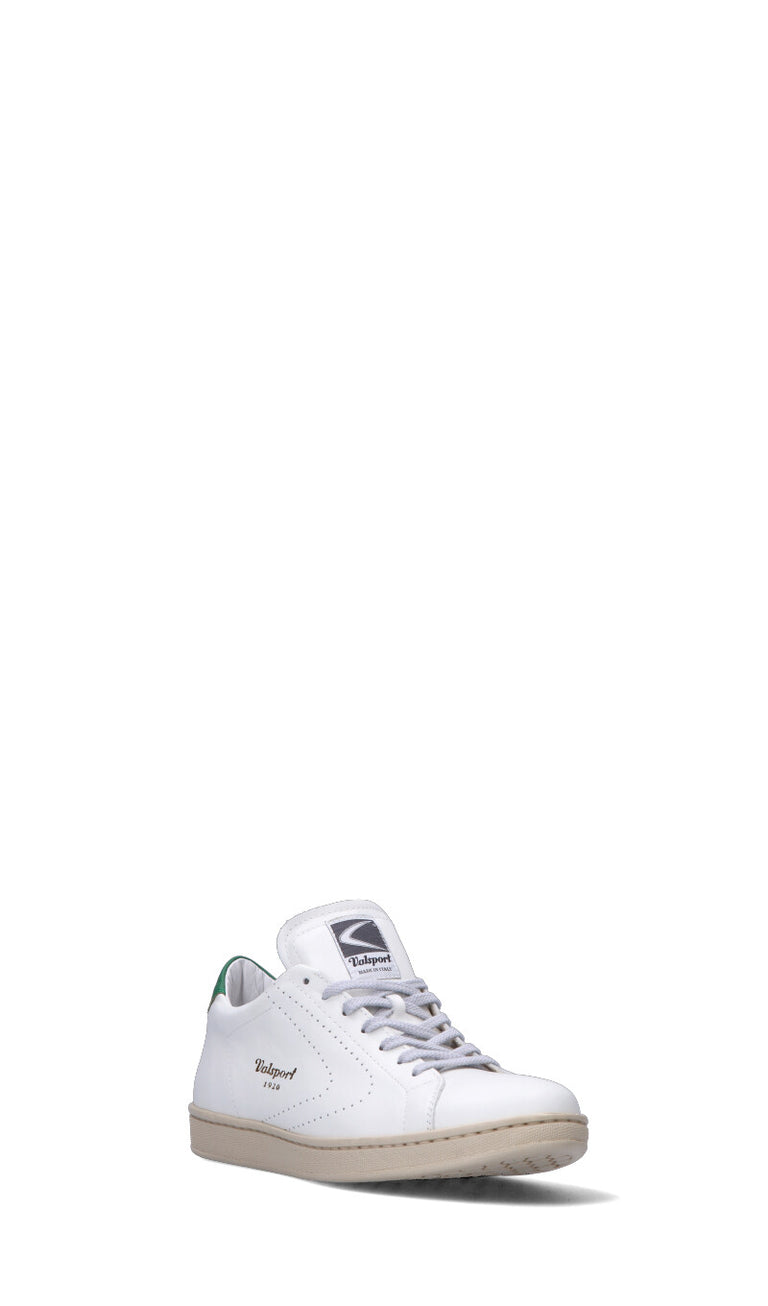 VALSPORT Sneaker uomo bianca/verde in pelle