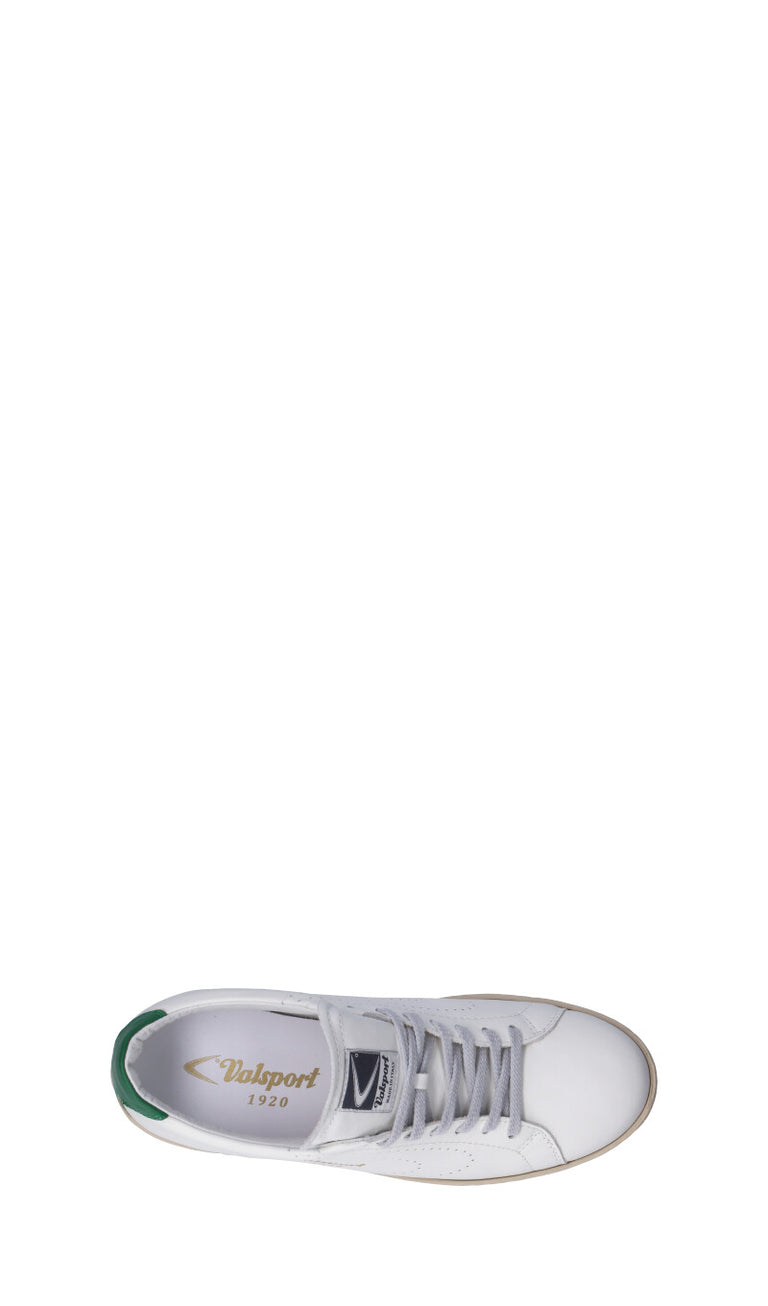 VALSPORT Sneaker uomo bianca/verde in pelle