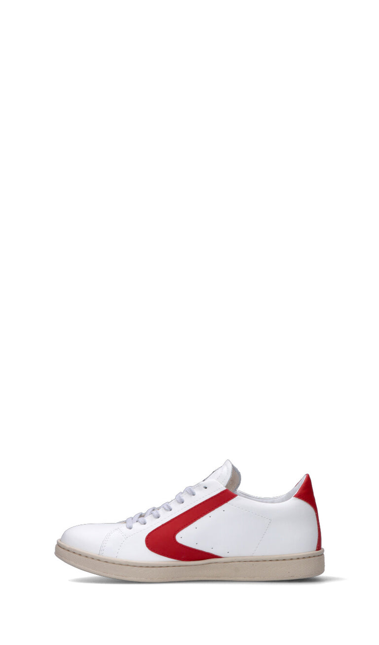 VALSPORT Sneaker uomo bianca/rossa in pelle