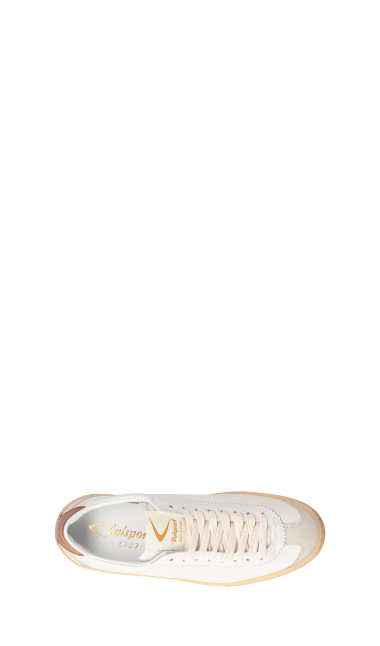 VALSPORT VALLE Sneaker uomo bianca/marrone in pelle
